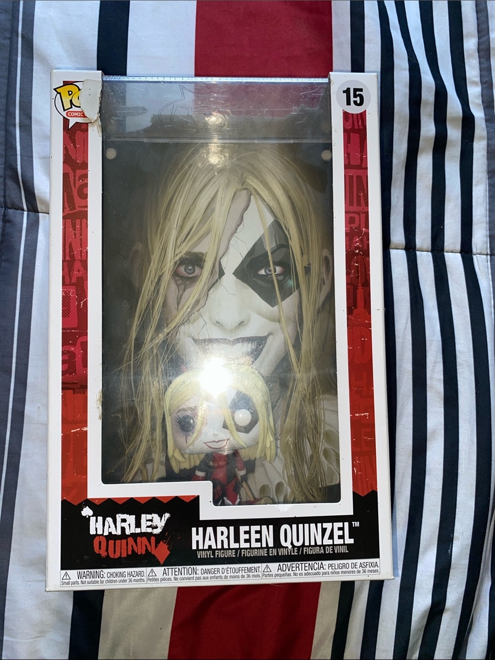 Funko Harley Quinn Harleen Quinzel Vinyl Figure - Red, Black, White